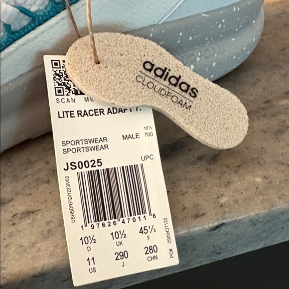 NWT Adidas Lite Racer Adapt 7.0 CloudFoam Men’s 11 - Picture 3 of 7